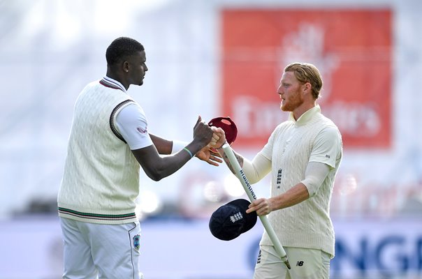 Ben Stokes England v Jason Holder West Indies Old Trafford 2020