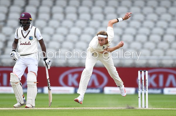 Stuart Broad England bowling v West Indies Old Trafford 2020
