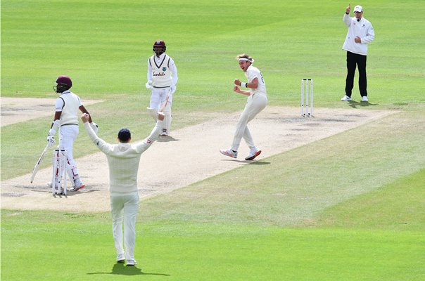 Stuart Broad takes 500th Test Wicket Old Trafford 2020