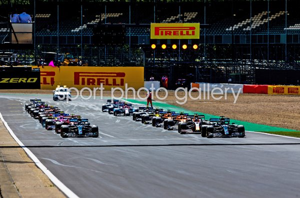 F1 Grand Prix of Great Britain Start Silverstone 2020