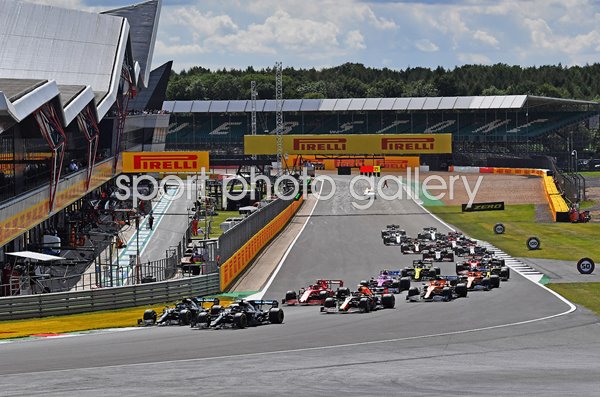 Lewis Hamilton Great Britain Leads from Grid Silverstone 2020