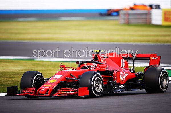 Charles Leclerc Ferrari British GP Silverstone 2020