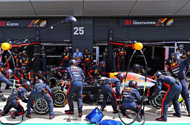 Max Verstappen Netherlands Red Bull Pitstop British GP 2020