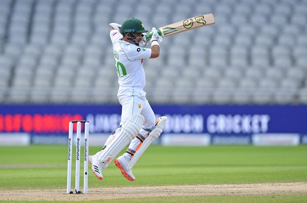 Abid Ali Pakistan batting v England Old Trafford Test 2020