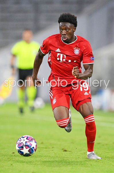 Alphonso Davies Bayern Munich Champions League Allianz Arena 2020