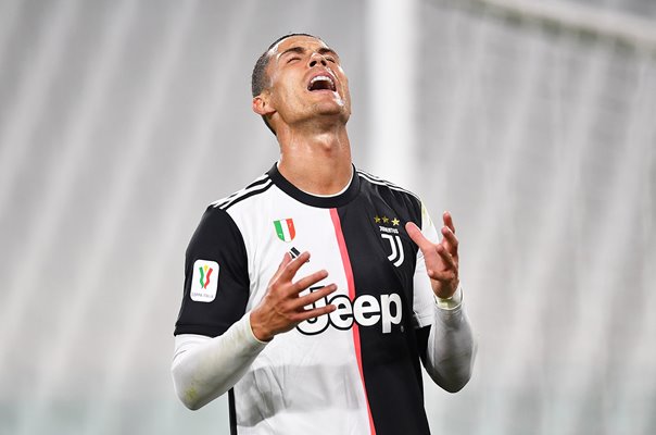 Cristiano Ronaldo Juventus v AC Milan Coppa Italia Semi-Final 2020