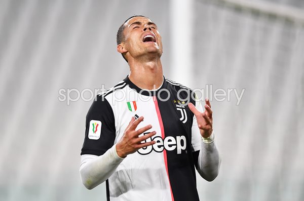 Cristiano Ronaldo Juventus v AC Milan Coppa Italia Semi-Final 2020