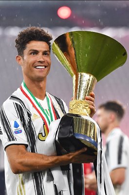 Cristiano Ronaldo Juventus v AS Roma Serie A Trophy 2020