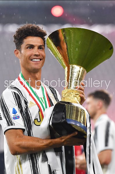 Cristiano Ronaldo Juventus v AS Roma Serie A Trophy 2020
