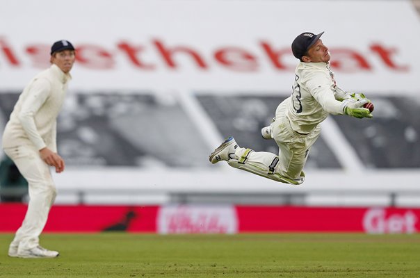 Jos Buttler England Flying Catch v Pakistan Ageas Bowl 2020