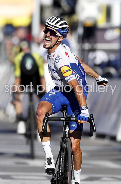 Julian Alaphilippe France wins Stage 2 Nice Tour de France 2020