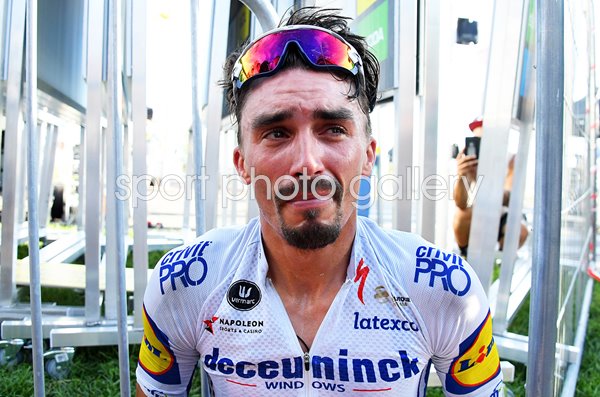 Julian Alaphilippe France Emotional win Stage 2 Tour de France 2020 