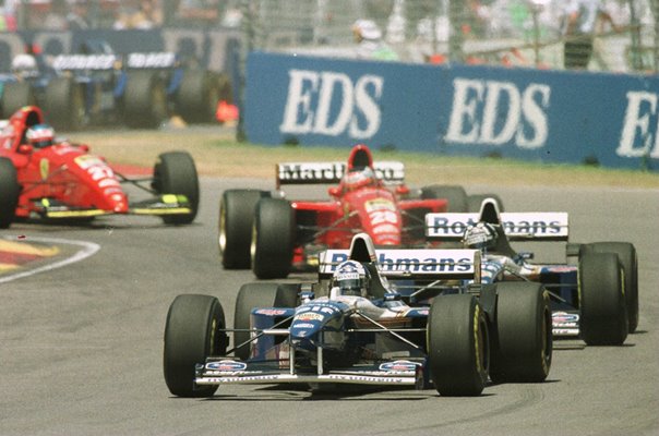 David Coulthard Willians Renault leads Australian GP 1995