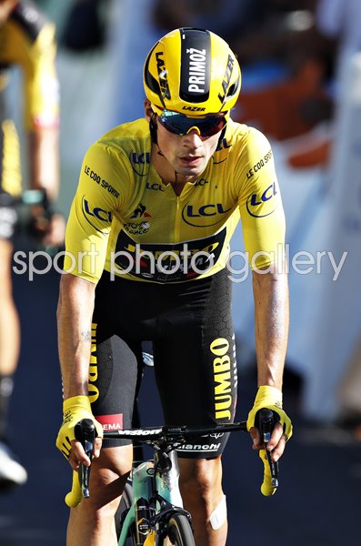 Primoz Roglic Yellow Jersey Stage 10 Tour de France 2020