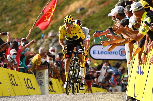 Primoz Roglic Slovenia Stage 13 Finish Tour de France 2020  