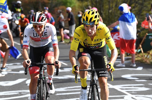 Tadej Pogacar & Primoz Roglic Stage 13 Tour de France 2020 