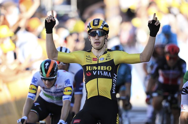 Wout Van Aert of Belgium wins Stage 5 Tour de France 2020  