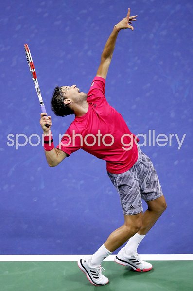 Dominic Thiem Austria serves US Open New York 2020