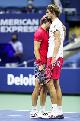 Dominic Thiem Austria & Alexander Zverev Germany US Open 2020