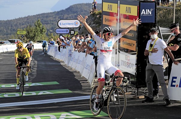 Tadej Pogacar Slovenia wins Stage 15 Tour de France 2020
