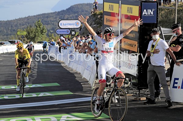 Tadej Pogacar Slovenia wins Stage 15 Tour de France 2020