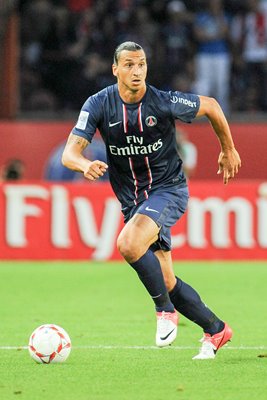 Zlatan Ibrahimovic of Paris Saint-Germain FC in action