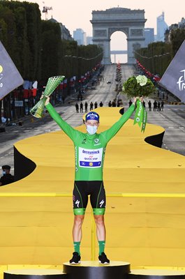 Sam Bennett Ireland Green Jersey Paris Podium Tour de France 2020