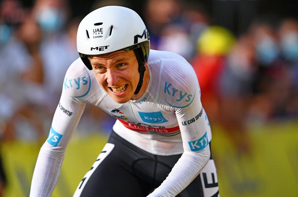 Tadej Pogacar Slovenia Time Trial Effort Tour de France 2020