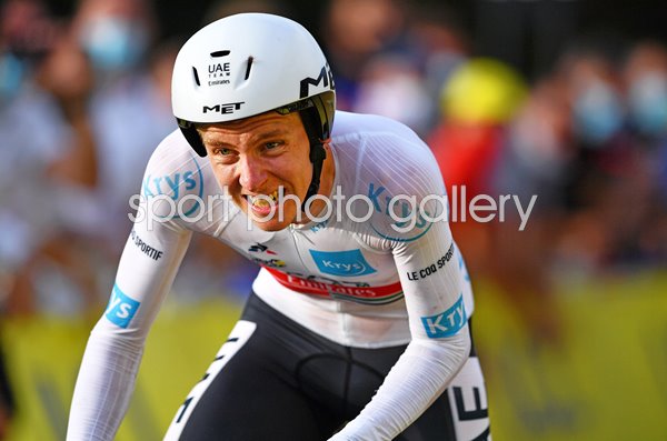 Tadej Pogacar Slovenia Time Trial Effort Tour de France 2020