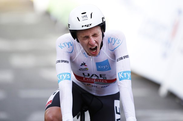 Tadej Pogacar Slovenia Time Trial Stage 20 Tour de France 2020