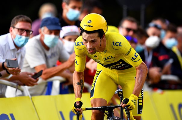 Primoz Roglic Slovenia loses Yellow Time Trial Tour de France 2020 