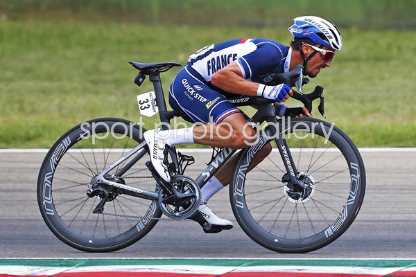 Julian Alaphilippe France Road Race Worlds Imola Italy 2020
