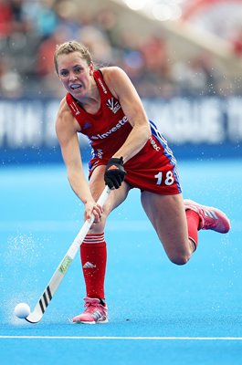 Giselle Ansley Great Britain v Belgium Hockey Pro League 2019