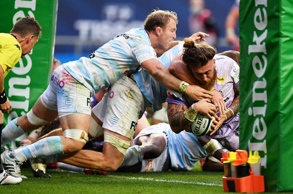 Harry Williams Exeter Chiefs scores Champions Cup Final 2020