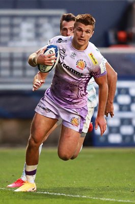 Henry Slade Exeter Chiefs scores Champions Cup Final 2020