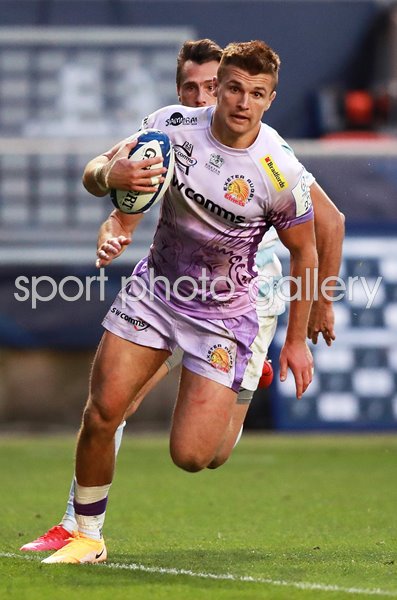 Henry Slade Exeter Chiefs scores Champions Cup Final 2020