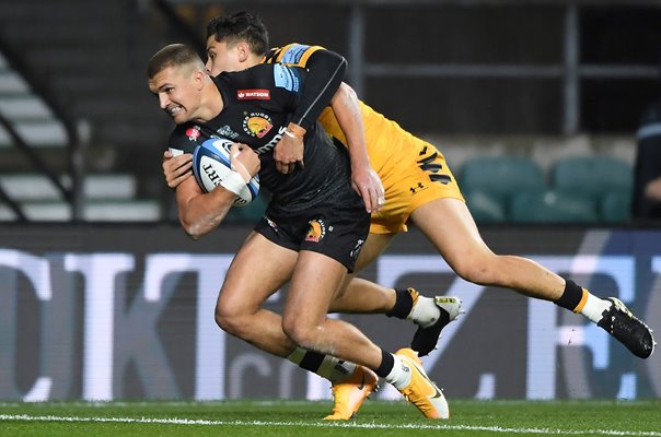 Henry Slade Exeter scores v Wasps Premiership Final 2020