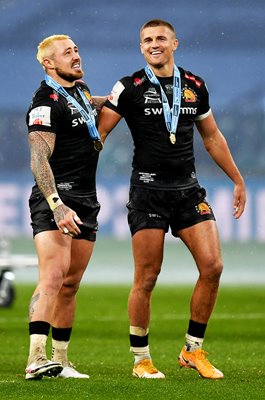 Jack Nowell & Henry Slade Exeter Chiefs Premiership Winners 2020