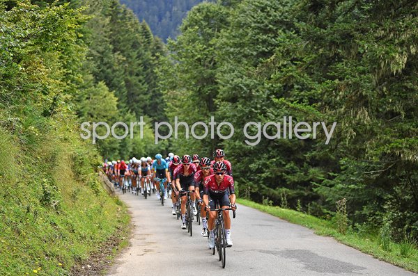 Jonathan Castroviejo leads out Team Ineos Stage 3 Giro 2020