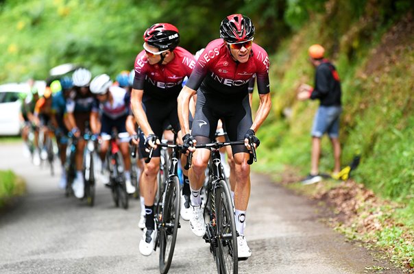 Chris Froome & Tao Geoghegan Hart Great Britain Stage 3 Giro 2020