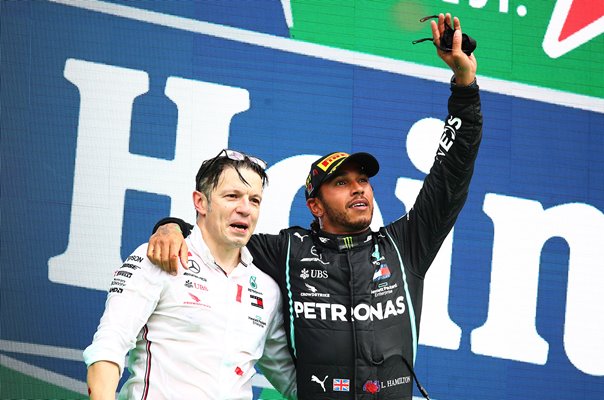 Lewis Hamilton & Peter Bonnington Great Britain & Mercedes Portugal GP 2020