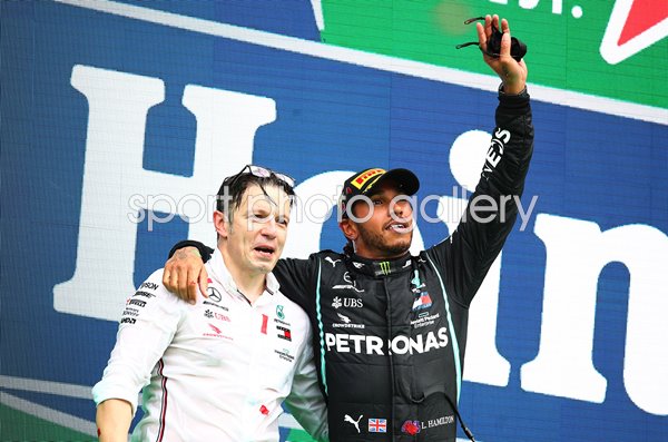 Lewis Hamilton & Peter Bonnington Great Britain & Mercedes Portugal GP 2020