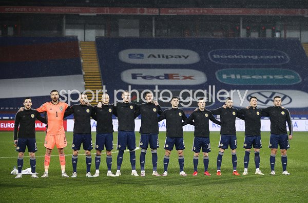 Scotland Team v Serbia EURO 2020 Play-Off Finals 