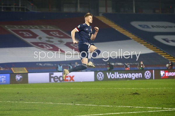 Scott McTominay Scotland celebrates EURO 2020 Play-Off Finals