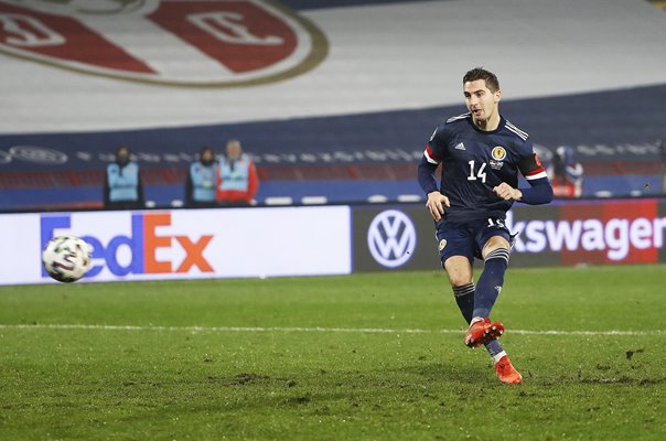 Kenny McLean Scotland penalty Play-Off Finals Belgrade 2020