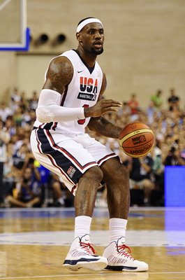 LeBron James USA Basketball Great v Argentina Barcelona 2012