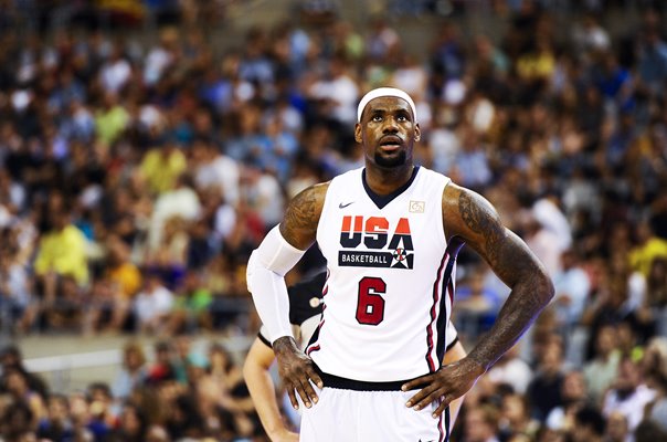 LeBron James USA Basketball Great Barcelona 2012