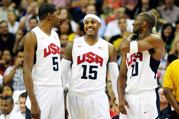 Kobe Bryant, Carmelo Anthony & Kevin Durant USA Las Vegas 2012