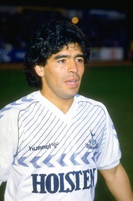 Diego Maradona Tottenham Hotspur Ossie Ardiles Testimonial 1986