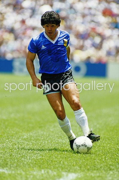 Diego Maradona Argentina Action V England World Cup 1986 Images
